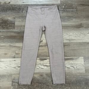 Outdoor Voices 7/8 Leggings Dusty Lavender Stripe High Rise TechSweat M